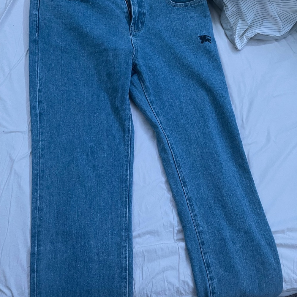 Burberry supreme jeans.